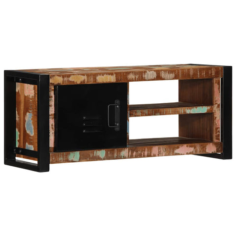 ZNTS TV Cabinet 80x30x35 cm Solid Wood Reclaimed 4013592