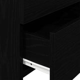 Bedside Cabinets 2 pcs with 2 Drawers Black 40x36.5x62 cm 858635