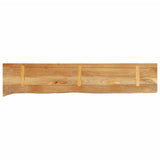 Table Top Live Edge 180x40x2.5 cm Solid Wood Mango 370449