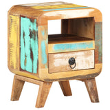 ZNTS Bedside Cabinet 30x30x41 cm Solid Reclaimed Wood 321615