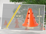 Dog Agility Equipment Set of Eight Cones 96181614