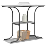 Console Table Grey Sonoma 101 x 35 x 80.5 cm Engineered Wood 868472