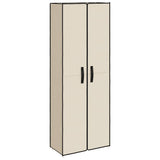 Shoe Cabinet Cream 60x30x166 cm Fabric 337260