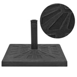 Parasol Base Resin Square Black 12 kg 43660