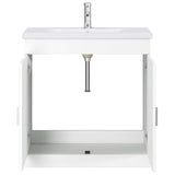 Bathroom Furniture Set White 81 x 40 x 84.5 cm Engineered Wood 3404358