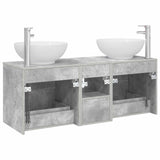 Bathroom Furniture Set 3 pcs Concrete Grey 49.5 x 44.5 x 65 cm 3405902