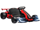 24V Electric Go Kart for Kids with Adjustable Seat for 6-12 Years, Red T3398P422373