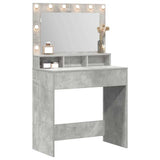 Dressing Table Concrete Grey 78.5 x 41 x 135 cm Engineered Wood 865112