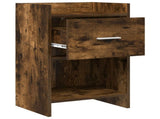 Bedside Tables 2 pcs Smoked Oak 40 x 30 x 60 cm Engineered Wood 8010988