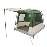 Party Tent Green 4-Person 185T Polyester with PU Coating 42017445