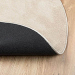 ZNTS 'HUARTE' Beige Rug 160x230 cm Oval 4103618