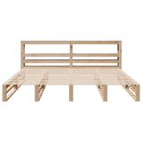 Bed Frame without Mattress 180x200 cm Super King Solid Wood Pine 3306504