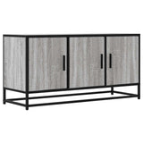 TV Cabinet Grey Sonoma 100x35x50 cm Engineered Wood and Metal 848832