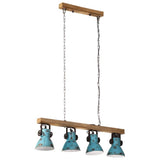 Ceiling Lamp 25 W Distressed Blue 90x24x111 cm E27 371836