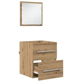Bathroom Furniture Set with Drawer Brown 41 x 38.5 x 48 cm 875693