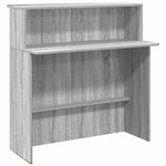 Reception Desk Grey Sonoma 180x50x103.5 cm Engineered Wood 3324210