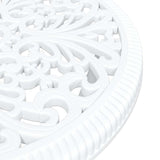 Garden Bistro Set 3 pcs White Aluminium 42002392