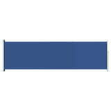 Patio Retractable Side Awning 180x600 cm Blue 317966