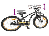 Kids Bike 20 Inches for 6-11 Years Old Black 42009303