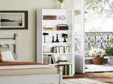 Six Shelf Bookcase - White T3398P344753