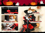 Gothic Cat Tree, 152 cm Multi-Level Cat Tower for Large Cats with Coffin Bed, Large Condo, for T3398P425279