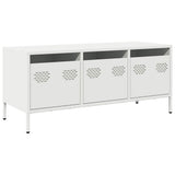 TV Cabinet White 101.5x39x43.5 cm Cold-rolled Steel 851231