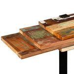 Console Table Solid Reclaimed Wood Adjustable 244594