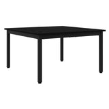 Coffee Table Black Oak 80 x 80 x 45 cm Engineered Wood 892578