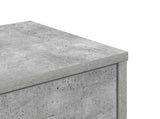 Wall Corner Shelf Concrete Grey 48 x 48 x 120 cm 8012231