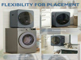 Vented Tumble Dryer, 4 kg Front Tumble Dryer with Stainless Steel Tub, 800W Compact Freestanding T3398P550259