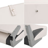 Boat Seat with Fixing Strap Foldable 41x36x48 cm 4012134