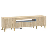 LED TV Cabinet Sonoma Oak Engineered Wood 897127