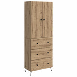 Cabinet Set 2 pcs Artisan Oak 66 x 34.5 x 90 cm Engineered Wood 3416888
