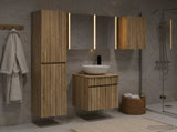 Bathroom Cabinet Set 5 pcs Sonoma Oak Engineered Wood 3407353