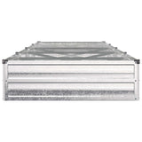 Raised Garden Bed Silver 320 x 80 x 24 cm galvanized 8006500