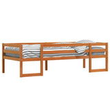 Kids' Bed Frame without Mattress Wax Brown 75x190 cm Small Single 846872