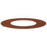 suitable for Flat Tree Ring Brown 40 / 70 cm Weathering Steel 873688