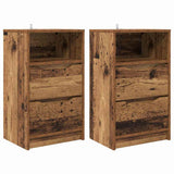 Bedside Tables 2 pcs Old Wood 40 x 30 x 467 cm Engineered Wood 888924