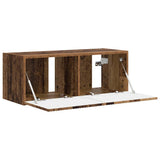 TV Wall Cabinet Old Wood 78.5 x 31 x 29.5 cm Engineered Wood 892225