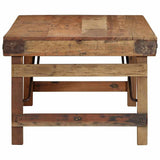 Coffee Table Brown 110 x 55 x 40 cm Solid reclaimed wood 4019620
