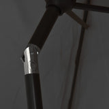 Garden Parasol Anthracite 200x224 cm Aluminium 47206