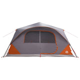 Instant Tent with Roof Grey and Orange 365 x 280 x 200 cm 42028705