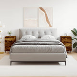 Bedside Cabinets 2 pcs Smoked Oak 40x35x69 cm Engineered Wood 826919