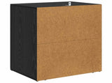 Bedside Cabinet Black Oak 35 x 50 x 60 cm Engineered Wood 881071