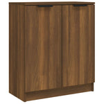 3 Piece Sideboards Brown Oak Engineered Wood 3115787