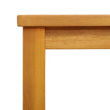 Side Table Oil Natural 35 x 35 x 34 cm Solid Acacia Wood 4108110