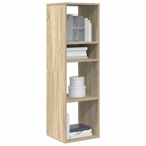 ZNTS Book Cabinet Sonoma Oak 34x31x112 cm Engineered Wood 860285