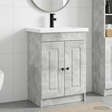 Bathroom Furniture Set Concrete Grey 78.5 x 37.5 x 81 cm 3404177