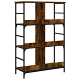 Bookshelf Smoked Oak 78.5x33x117.5 cm Engineered Wood 835251