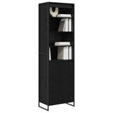 Tall Cabinets Black Oak 60 x 36 x 200 cm Engineered Wood 3403028